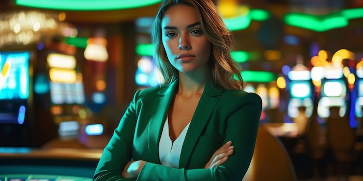 Tampilan layar Hot Pot dengan dealer langsung di studio kasino sensa838